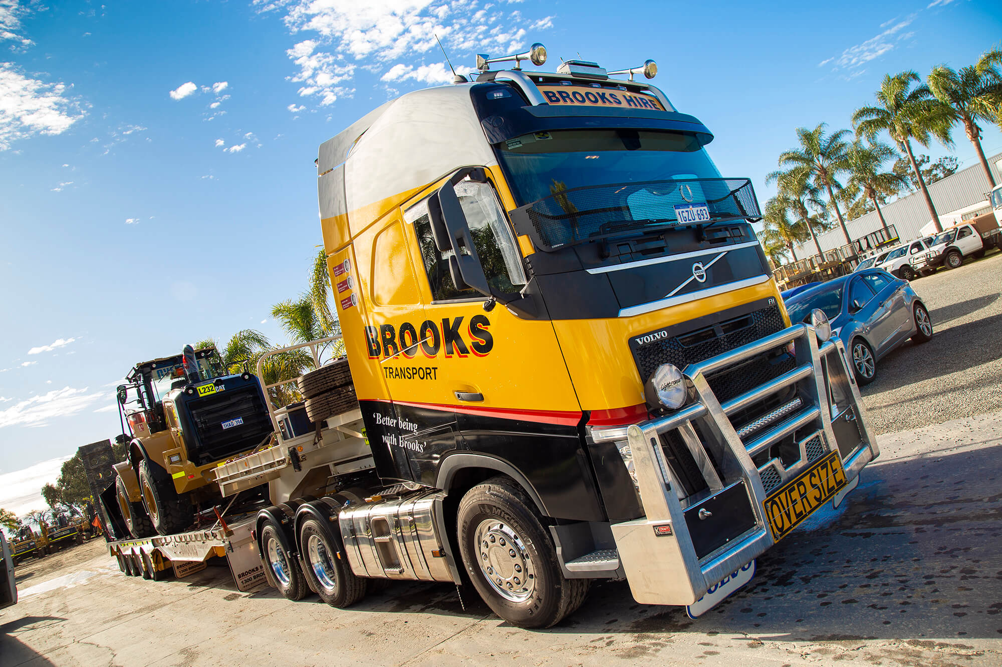 A SUNNY PERTH DELIVERY! Brooks Transport